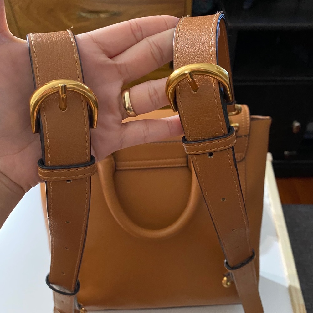 Charles & Keith Leather Backpack - Picture 3 of 10
